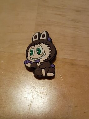 10 for $10 Jibbitz Croc Charms - Labubu Monster Brown Doll w/ Purple Accents 4